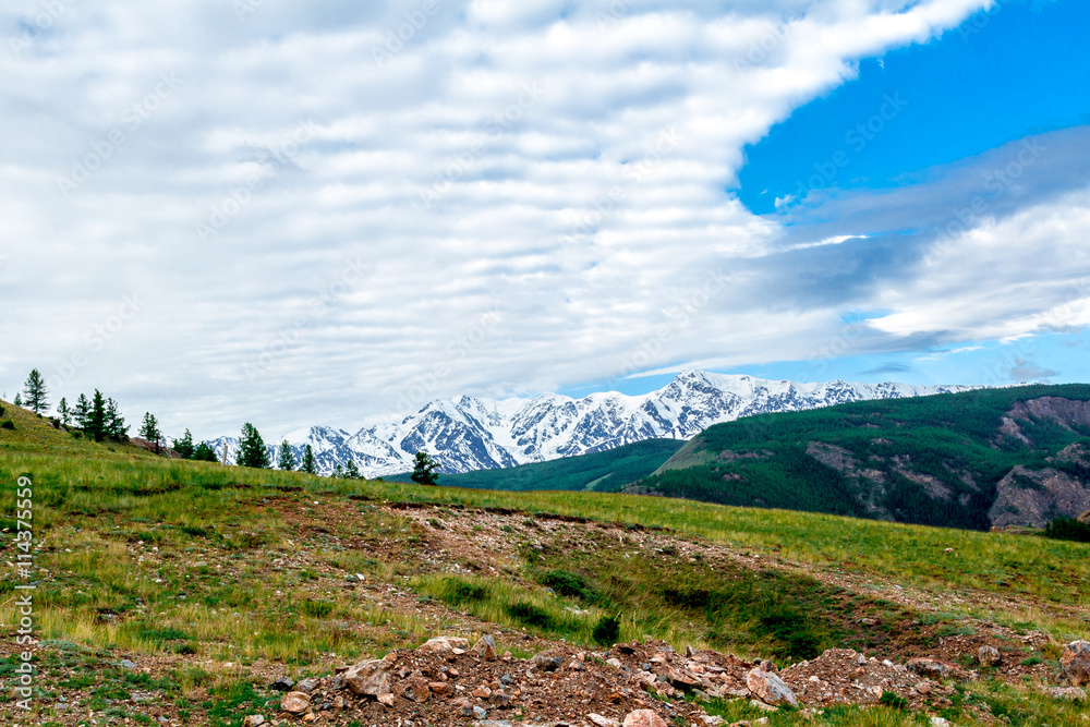 Altai Mountain in summer