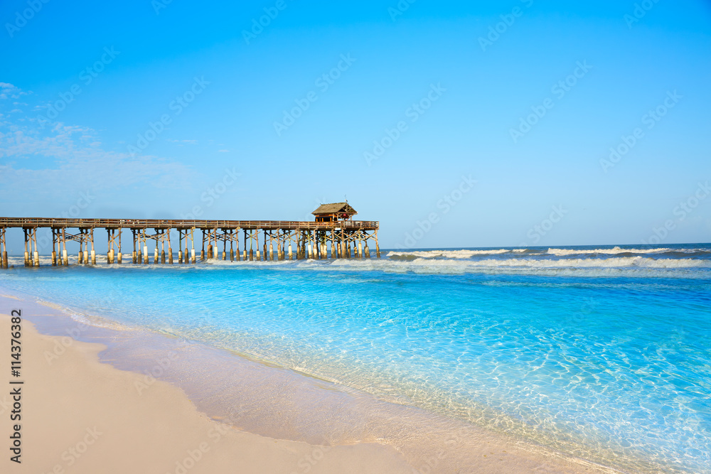 Cocoa Beach pier in Cape Canaveral Florida