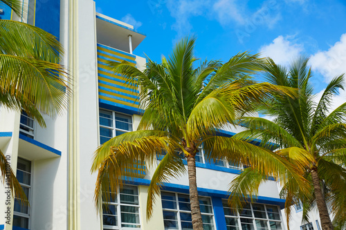 Miami Beach Ocean boulevard Art Deco Florida © lunamarina