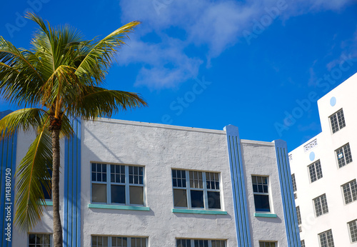 Miami Beach Ocean boulevard Art Deco Florida © lunamarina