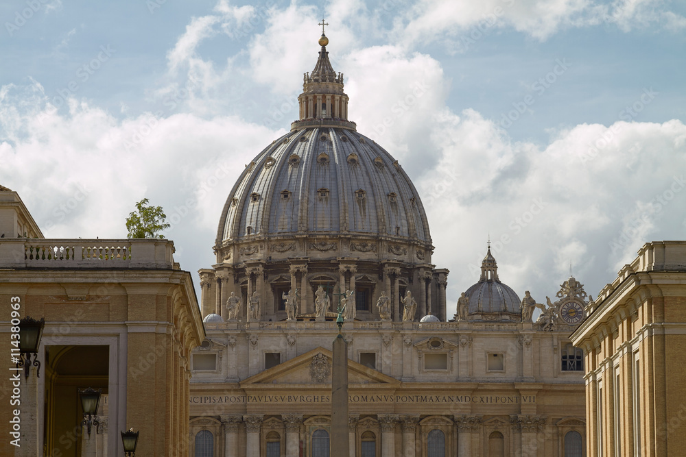 Saint Peters Basilica in Vatican City Italy