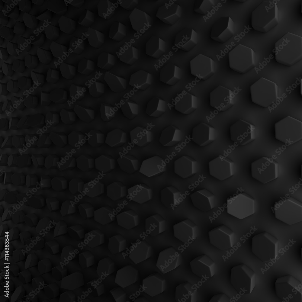 Black abstract squares backdrop. 3d rendering geometric polygons Black abstract squares backdrop. 3d rendering geometric polygons