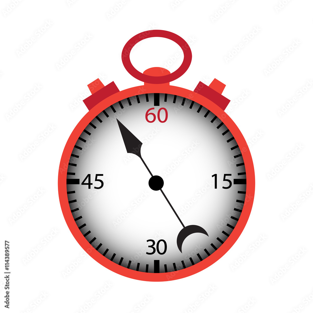 Stopwatch isolated over white Stopwatch isolated over white