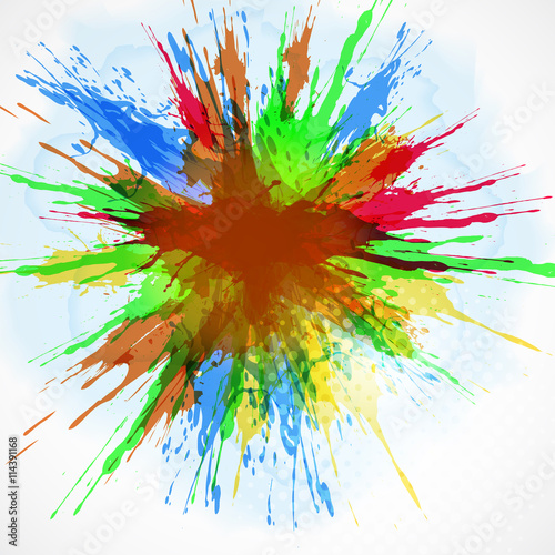 Abstract background-watercolor paint splash.