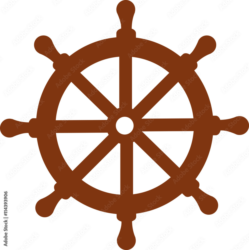Ship steering wheel Ship steering wheel