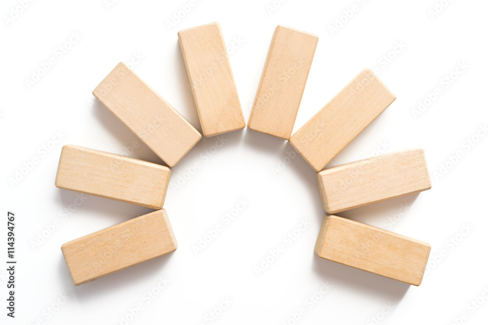 Wood block stacking as step stair. Wood block stacking as step stair.