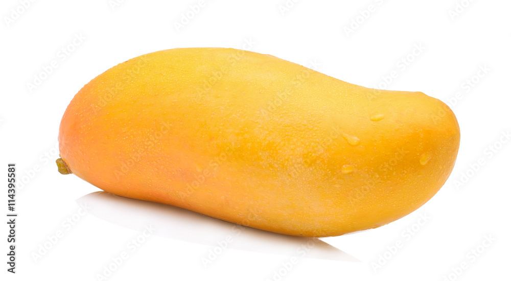 Fresh mango isolated on white background