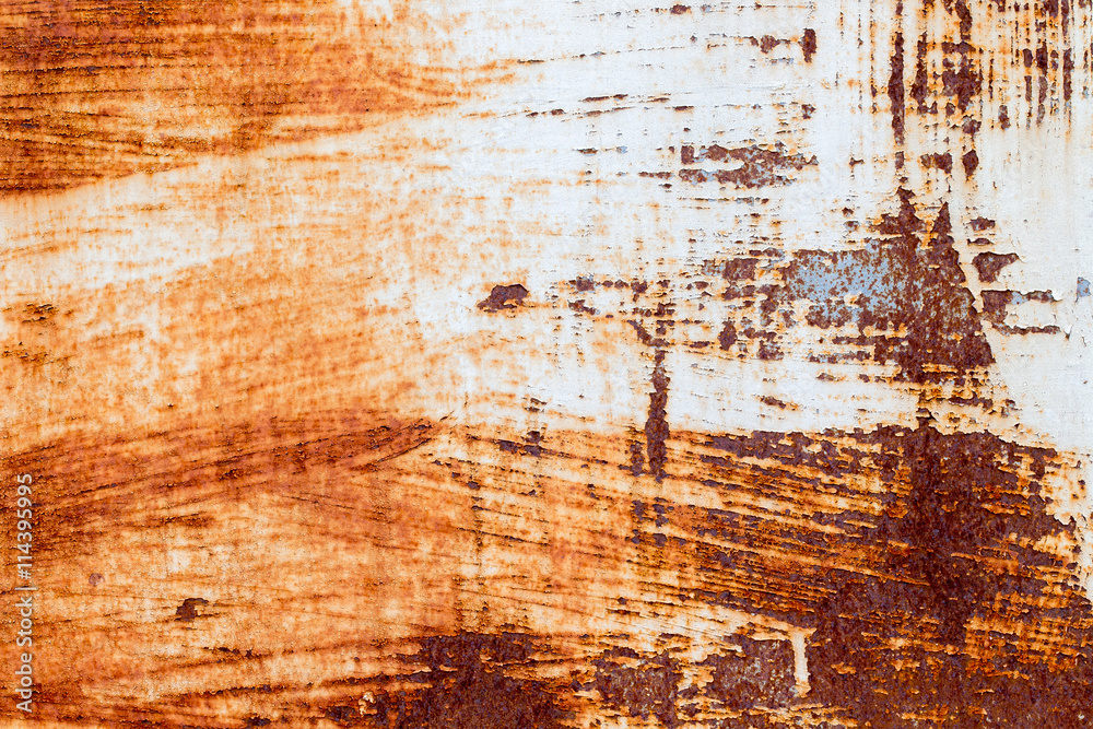 A background of peeling paint and rusty old metal A background of peeling paint and rusty old metal