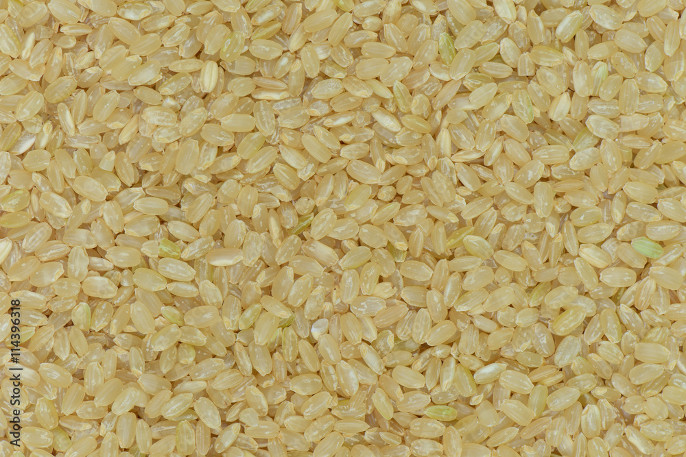 Japan brown rice background, Grains organic background