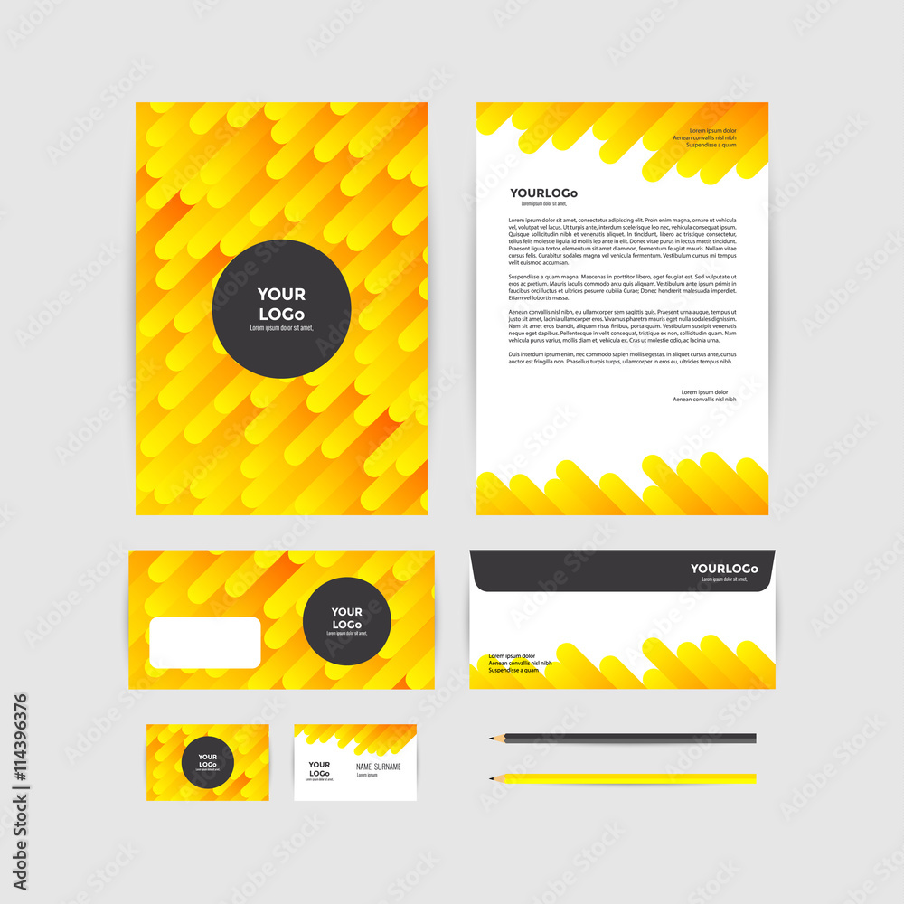 Obraz premium Corporate Identity Template.