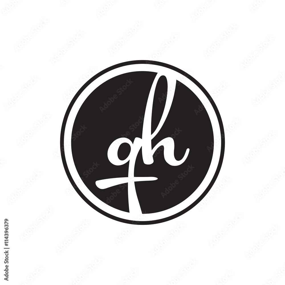 initial letter logo circle with ring initial letter logo circle with ring