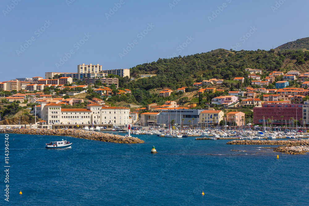 Fototapeta premium Banyuls-sur-Mer, Cote Vermeille, France