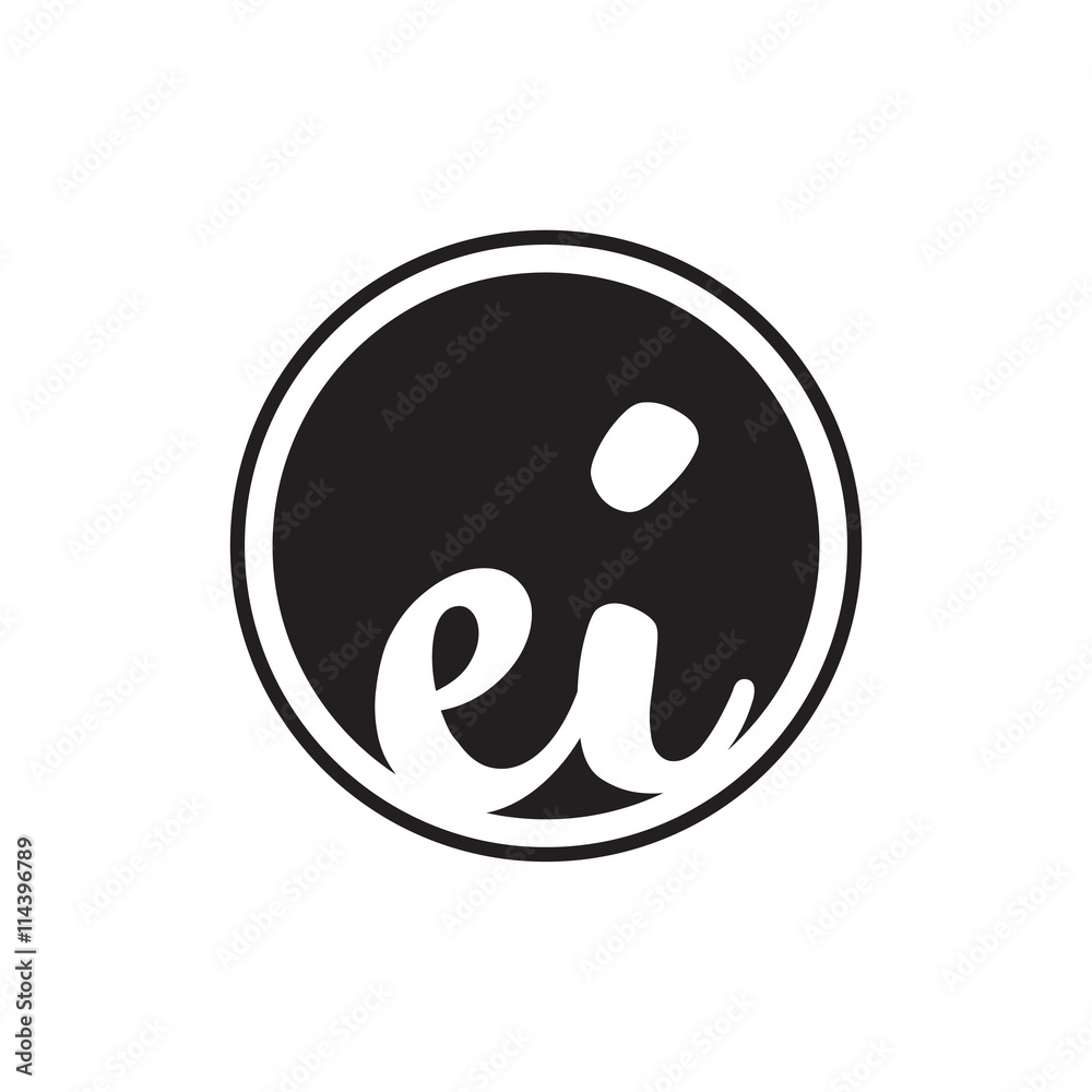 initial letter logo circle with ring initial letter logo circle with ring