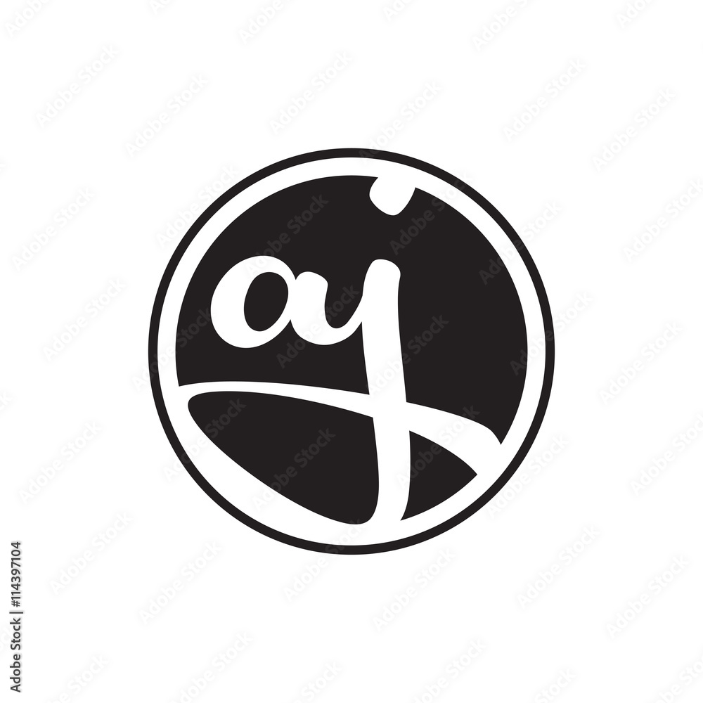 initial letter logo circle with ring initial letter logo circle with ring