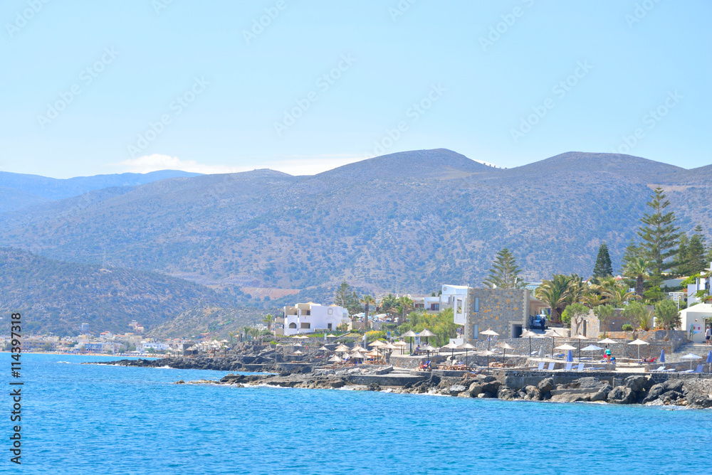 View on the coast of Crete.