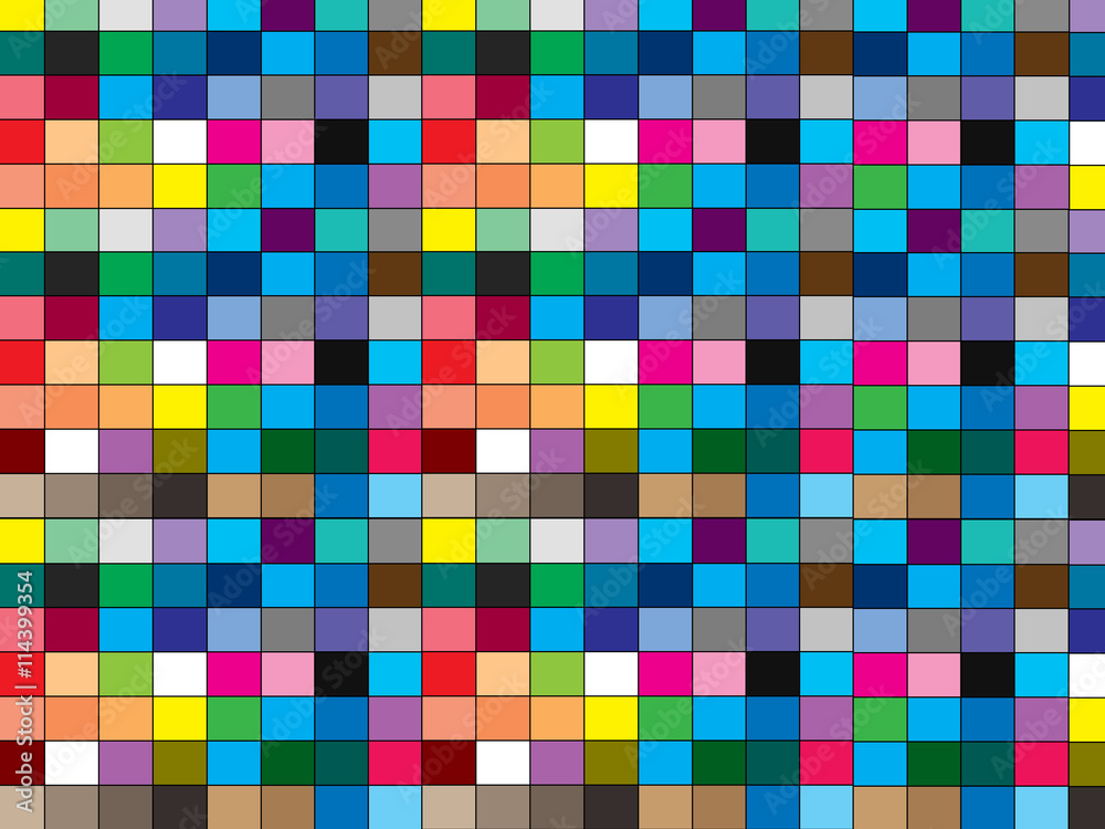 color Geometric Background Colorful Pattern with square