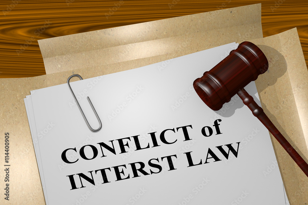 Conflict of Interest Law legal concept