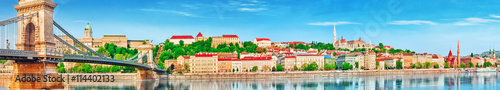 Panoramic view to one of the most beautiful cities in Europe- Bu