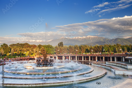 Fountain at Almaty, Kazakhstan
