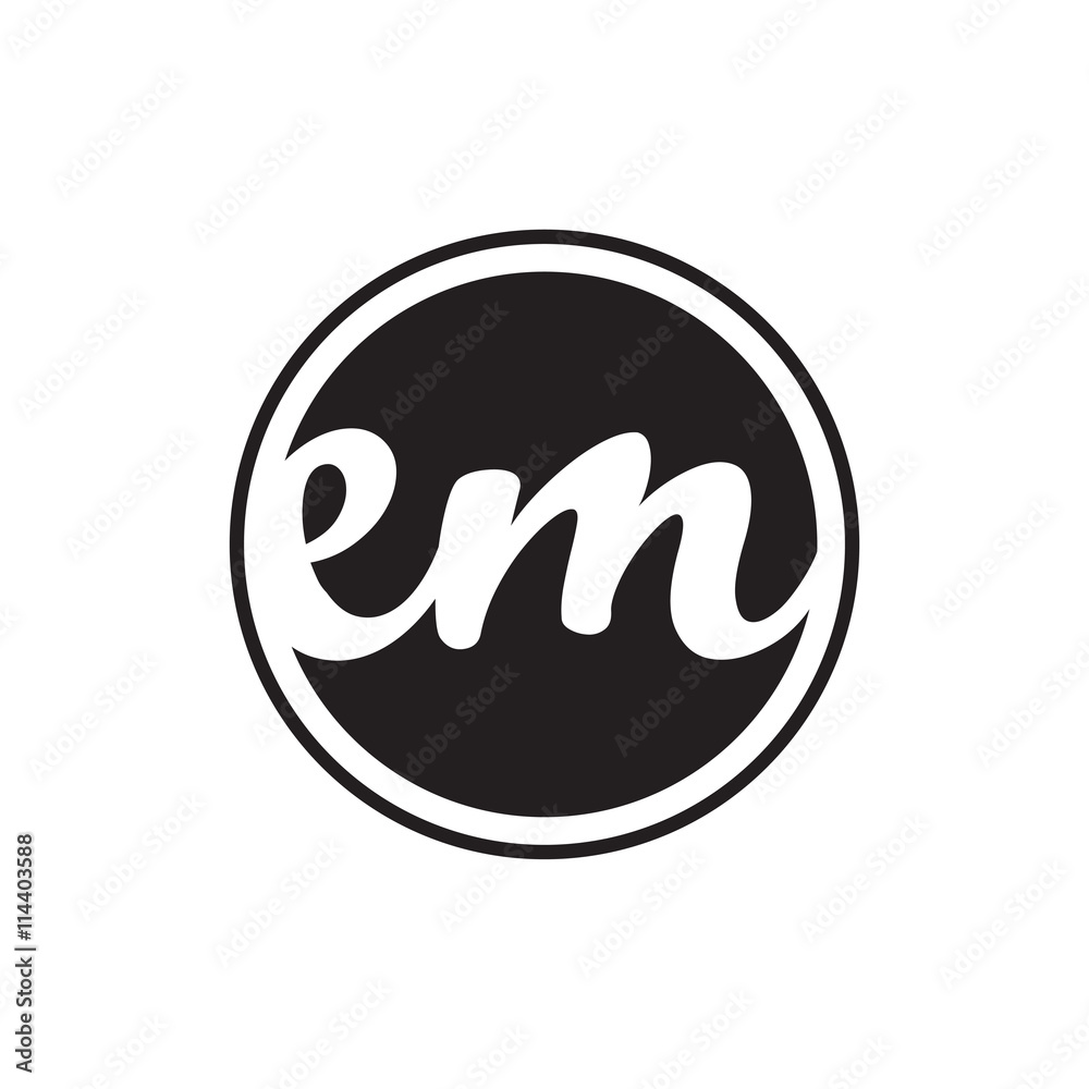 initial letter logo circle with ring initial letter logo circle with ring