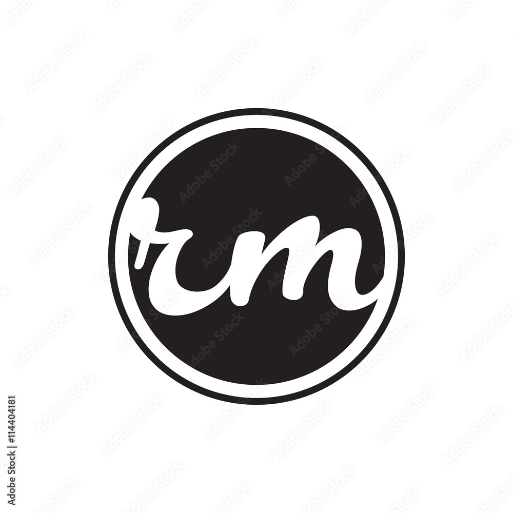 initial letter logo circle with ring initial letter logo circle with ring
