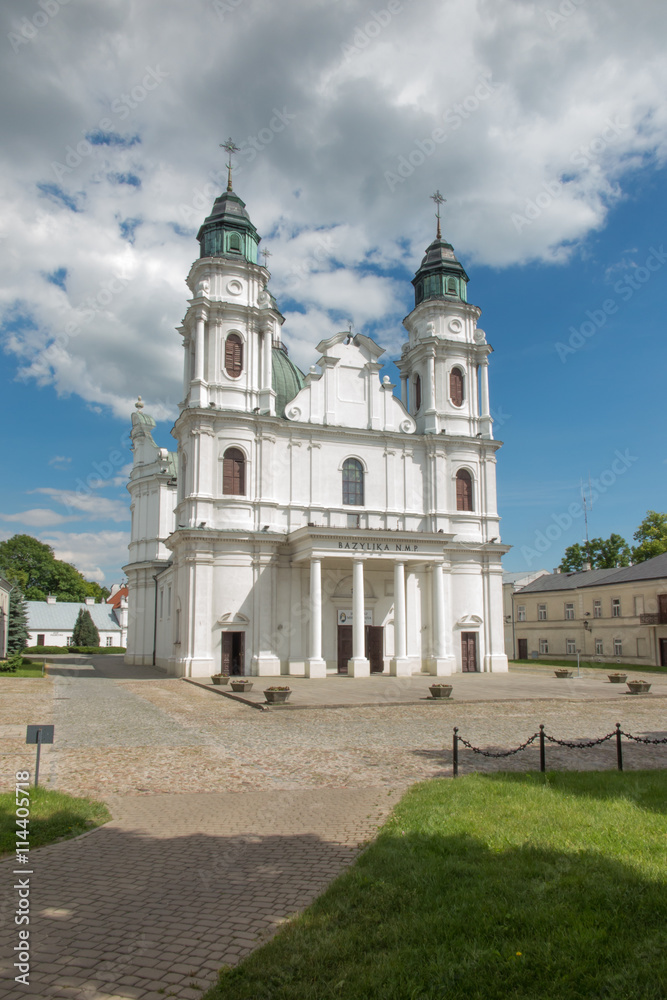 Shrine, the Basilica of the Virgin Mary in Chelm in eastern Pola