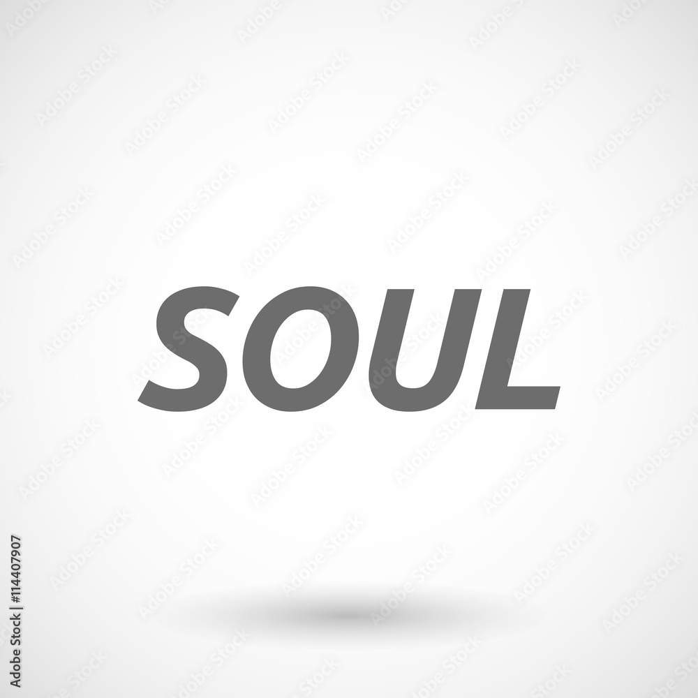 Illustration of the text SOUL Illustration of the text SOUL