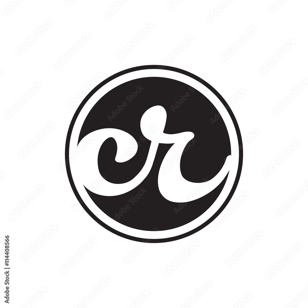 initial letter logo circle with ring initial letter logo circle with ring