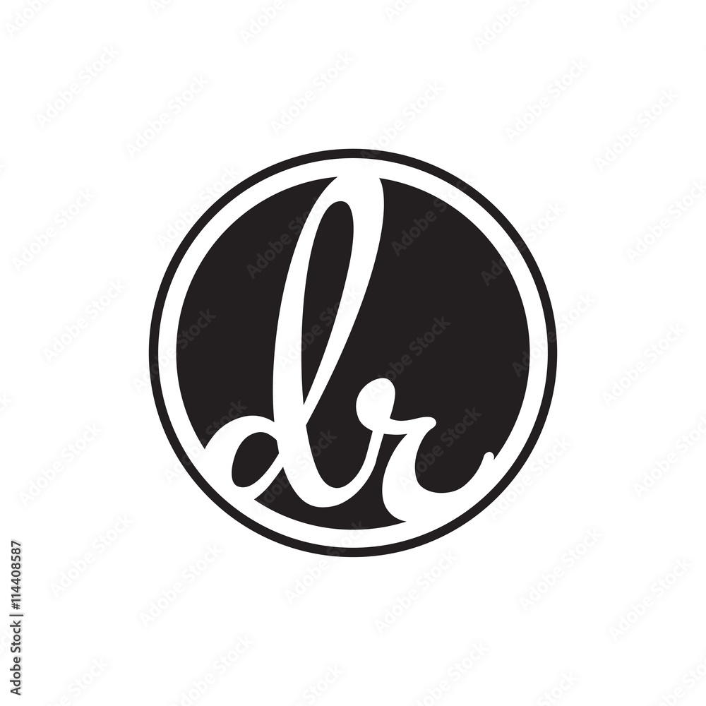 initial letter logo circle with ring initial letter logo circle with ring