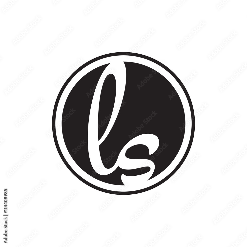 initial letter logo circle with ring initial letter logo circle with ring