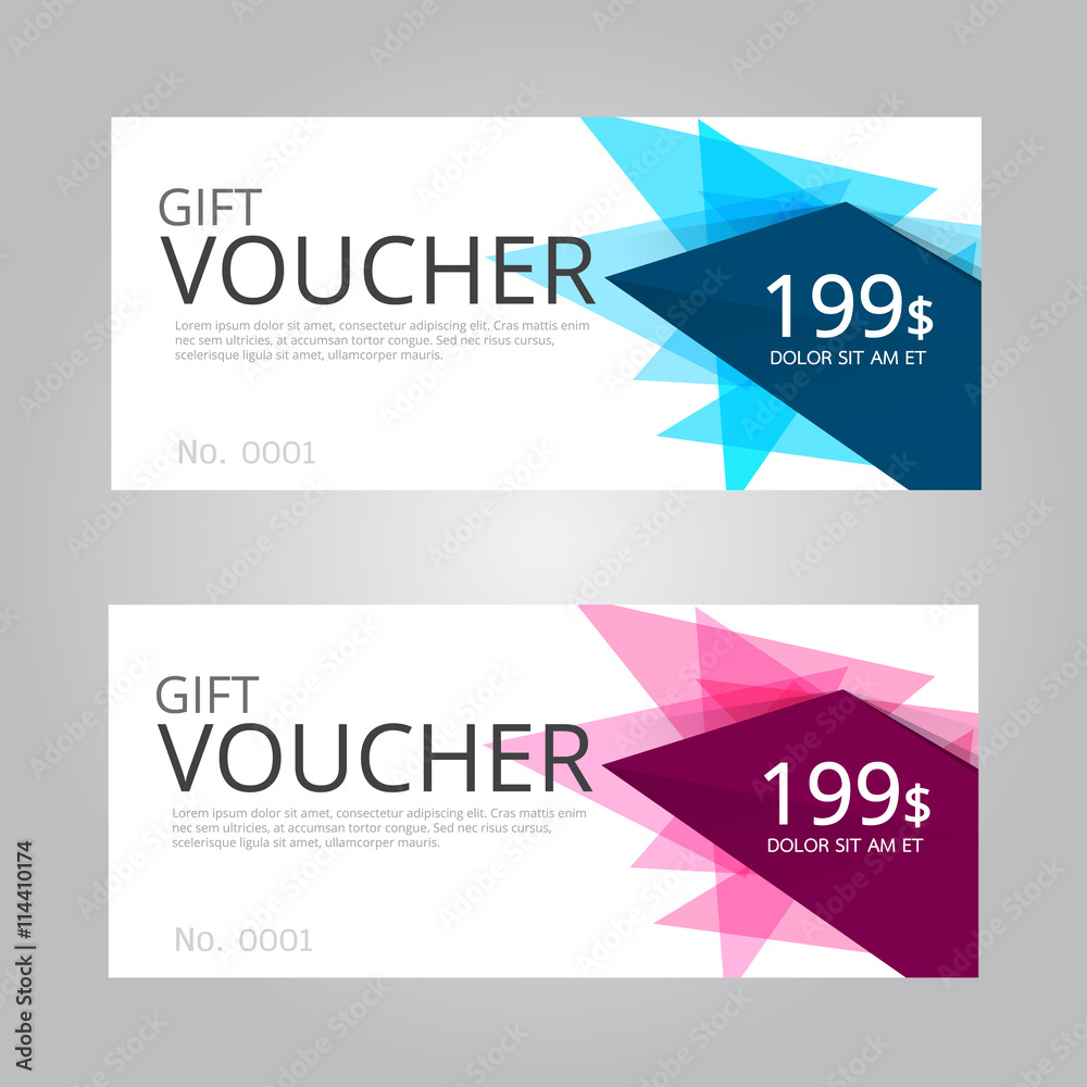 Vector design for Gift Voucher, Coupon Vector design for Gift Voucher, Coupon
