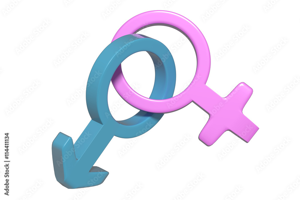 Two symbols of heterosexual relationship Two symbols of heterosexual relationship