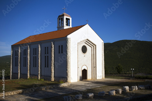 Church in Primorski dolac, Croatia photo