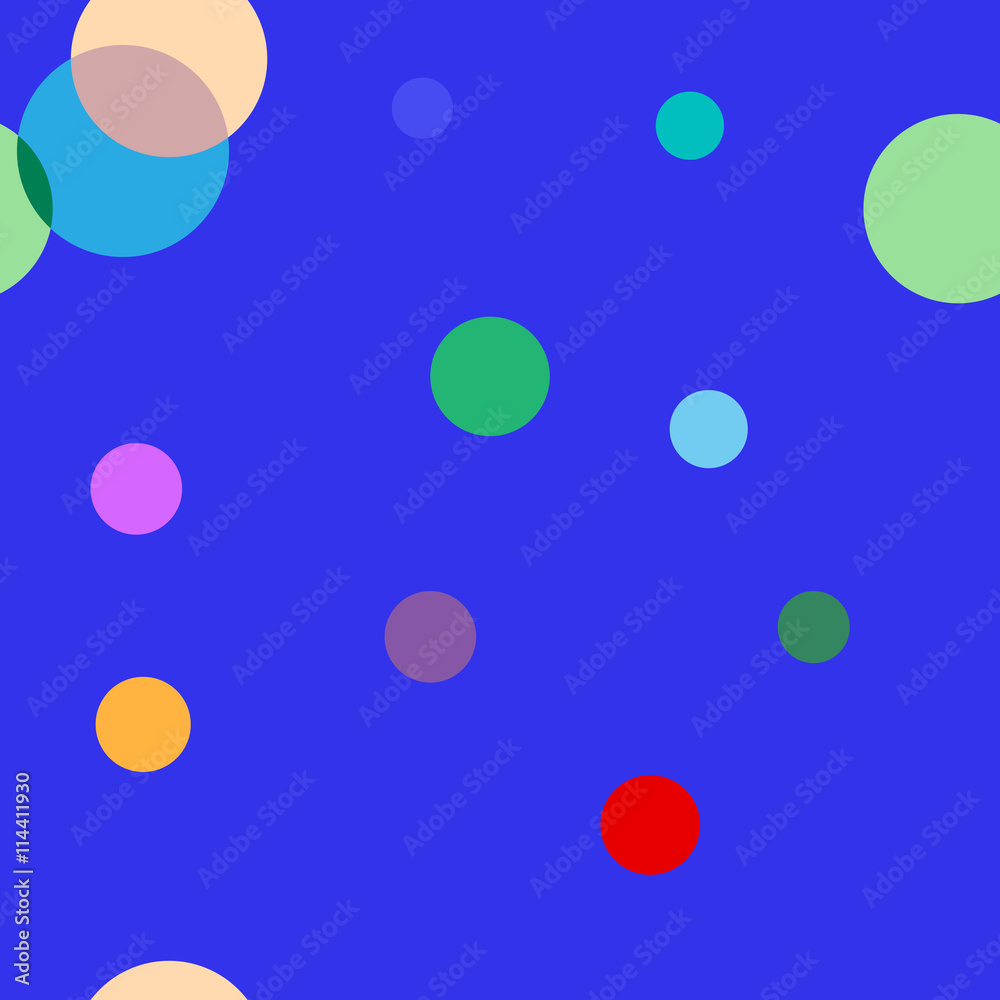 Polka dot color seamless pattern.