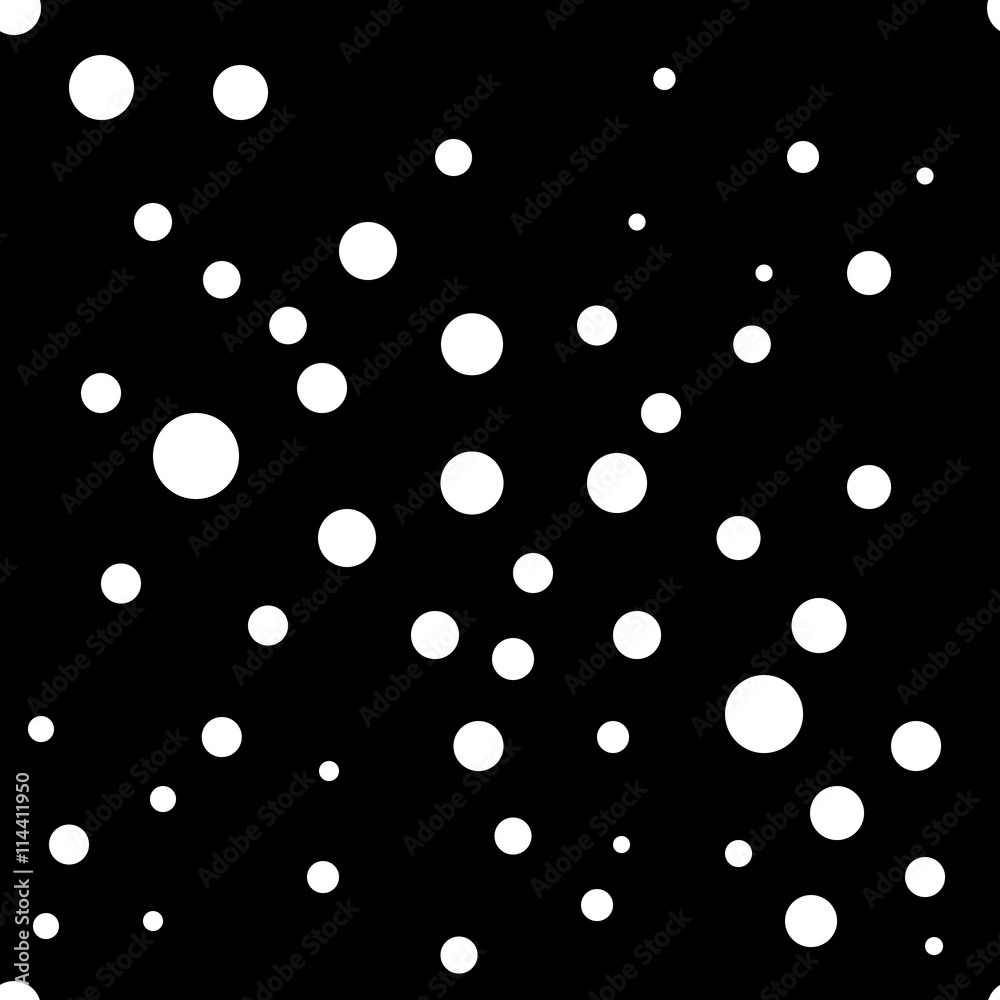 Polka dot white seamless pattern. Polka dot white seamless pattern.