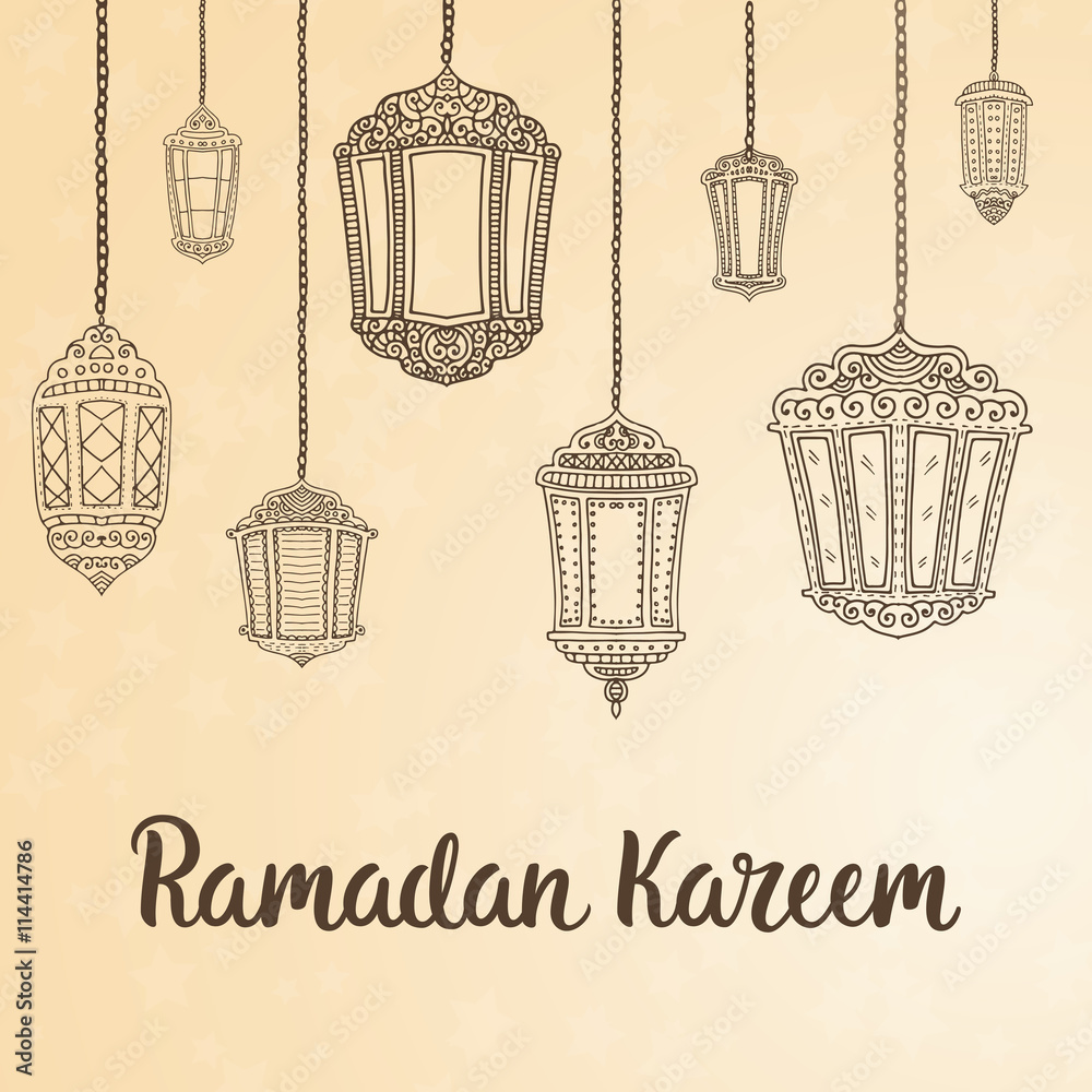 Fototapeta premium Ramadan Kareem theme