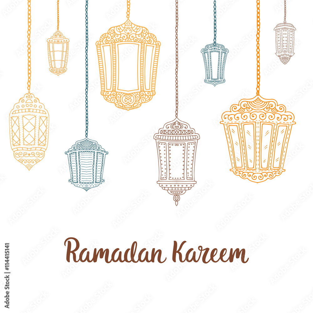 Fototapeta premium Ramadan Kareem theme