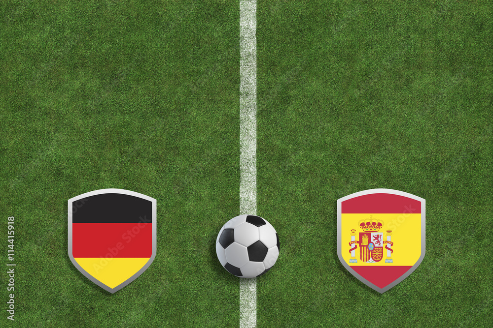 Obraz premium Fußball - Deutschland gegen Spanien