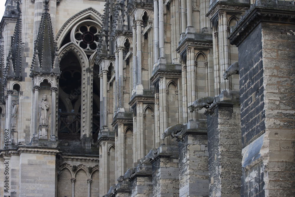 Side wall of the Notre-Dame Cathedral