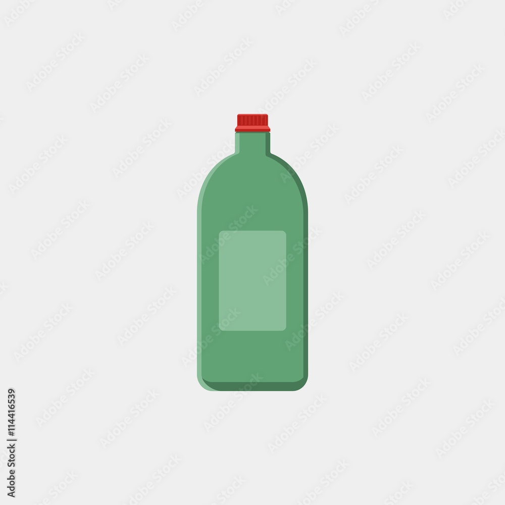 Vector illustration of bottle with engine oil isolated on white background. Motor oils icon, sign or symbol in flat style Vector illustration of bottle with engine oil isolated on white background. Motor oils icon, sign or symbol in flat style