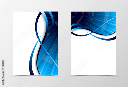 Flyer template spectrum design
