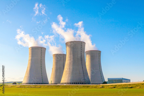 Nuclear power plant Dukovany in Czech Republic Europe
