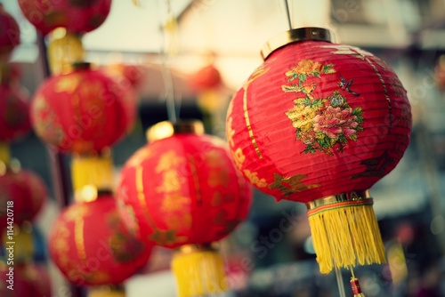 The lamp of Chinese New Year Chinese lanterns