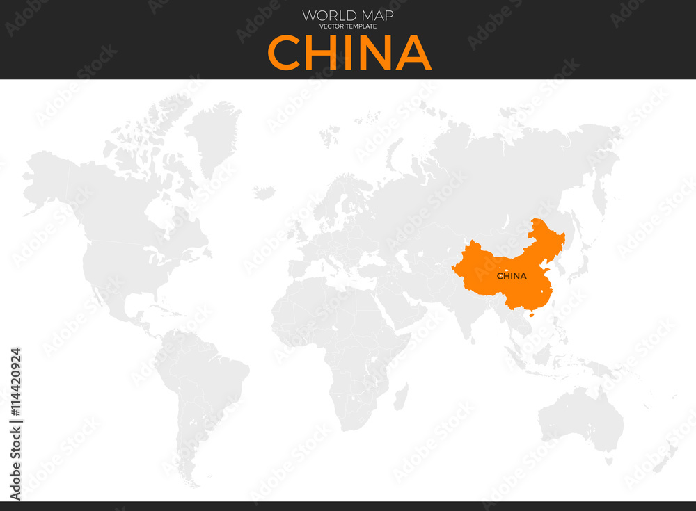 People's Republic of China Location Map