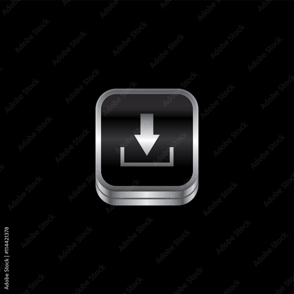 download metal plate theme icon button download metal plate theme icon button