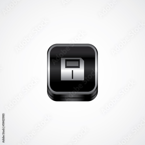 metal plate theme icon button