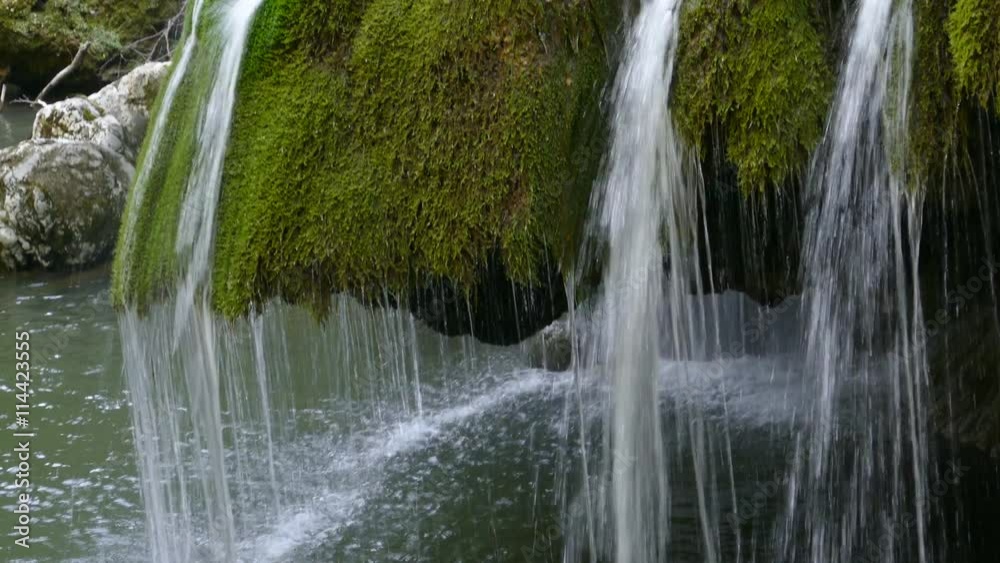 Waterfall Bigar in summer. Located at the intersection with the parallel 45 in district Caras-Severin, Romania. One of the most beautiful cascade from the world. 4K footage. Waterfall Bigar in summer. Located at the intersection with the parallel 45 in district Caras-Severin, Romania. One of the most beautiful cascade from the world. 4K footage.