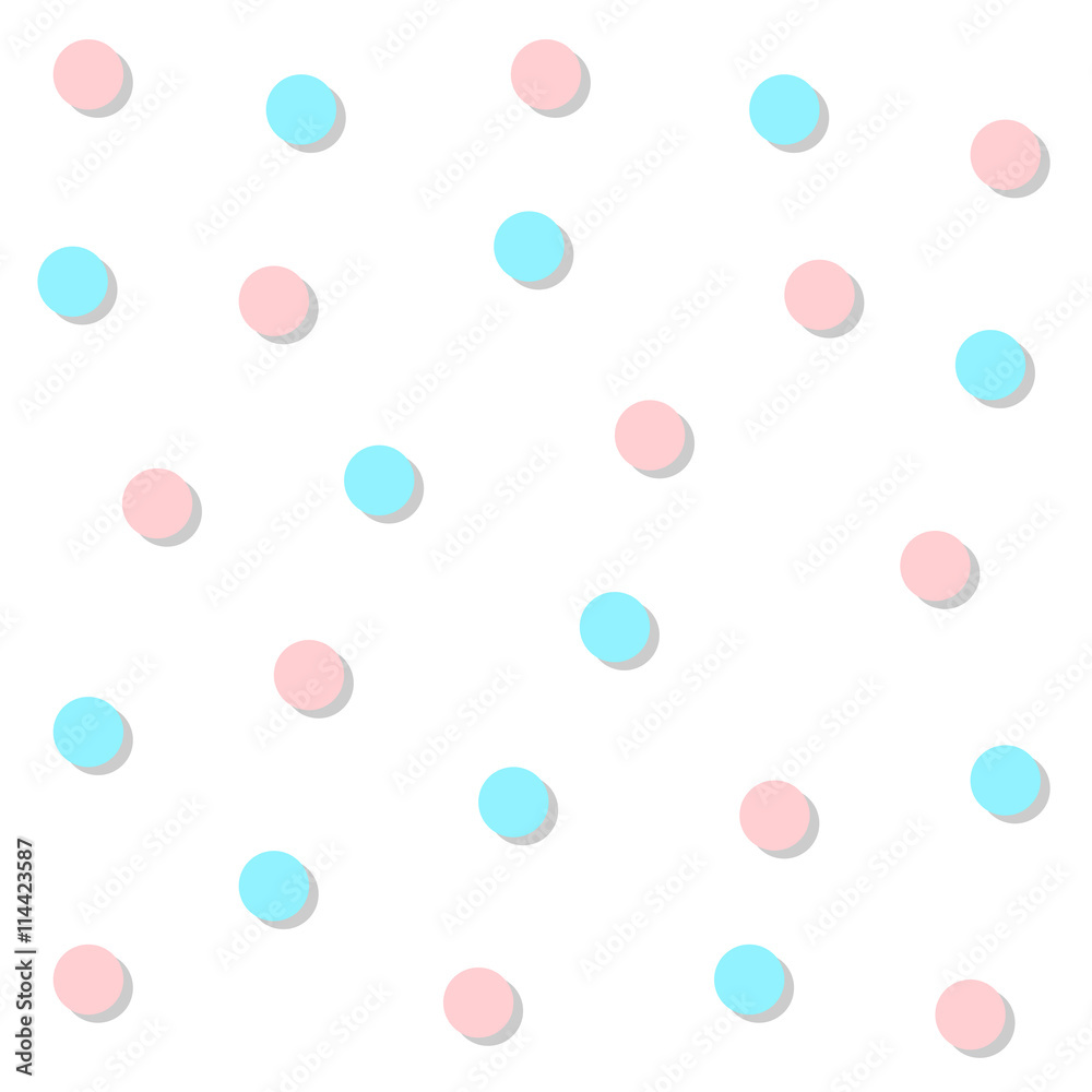 Blue Pink Circle Abstract White Background Vector Illustration Blue Pink Circle Abstract White Background Vector Illustration
