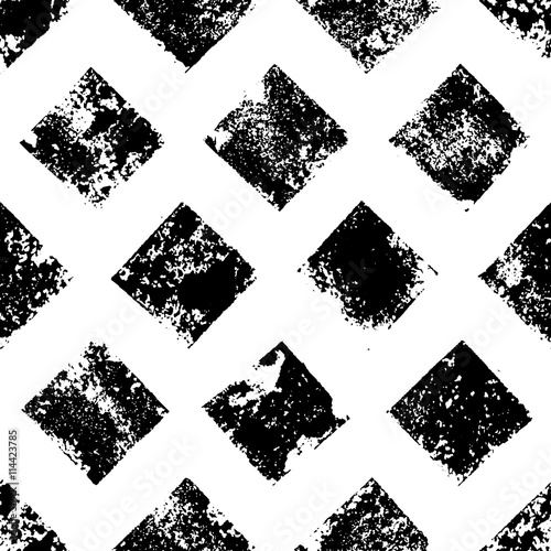 Black and white grunge squa...