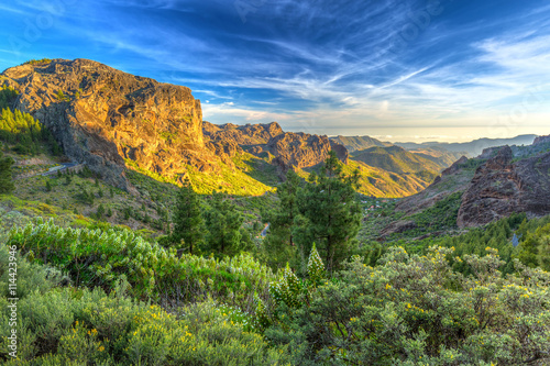 Mountains of Gran Canaria island  Spain
